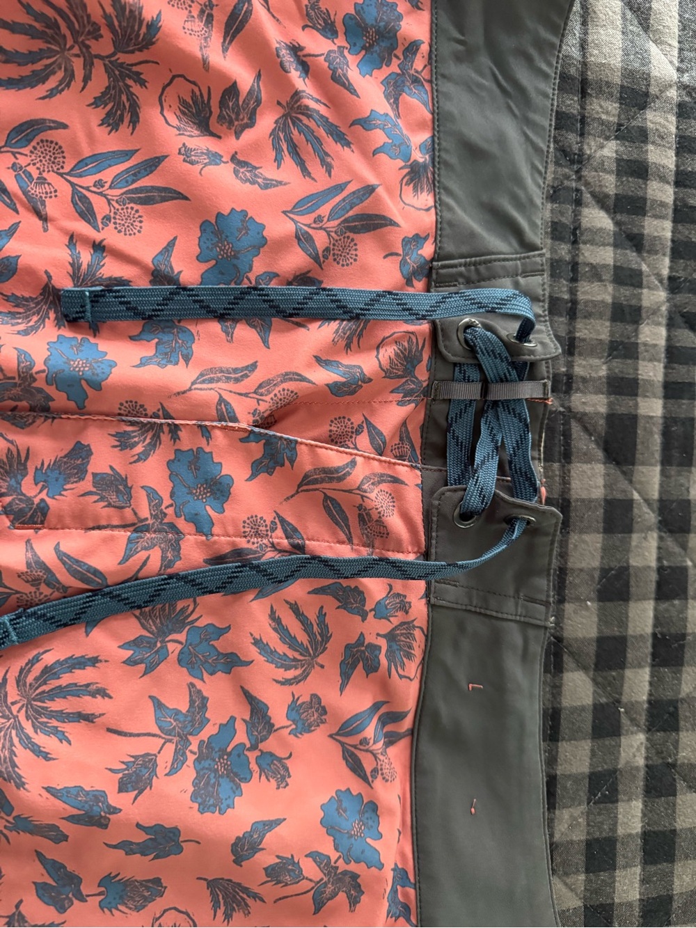 Patagonia Coral Swim Suit with Blue Floral Print - Men’s - Picture 3 of 5